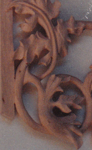 grapes & leaves, pipe shades for Pipe Organ, Wisconsin Lutheran College, Wisconsin WI, Schlicker Organ Co. 